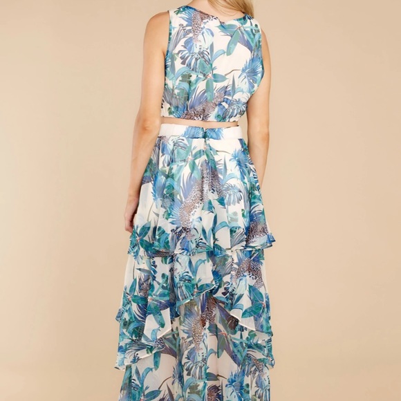 Feel The Moment Ivory Multi Print Maxi Dress - Picture 2 of 2